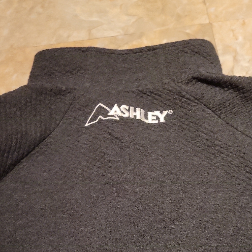Womens Ashley Furniture Black Half-Zip Sweater - Picture 5 of 6